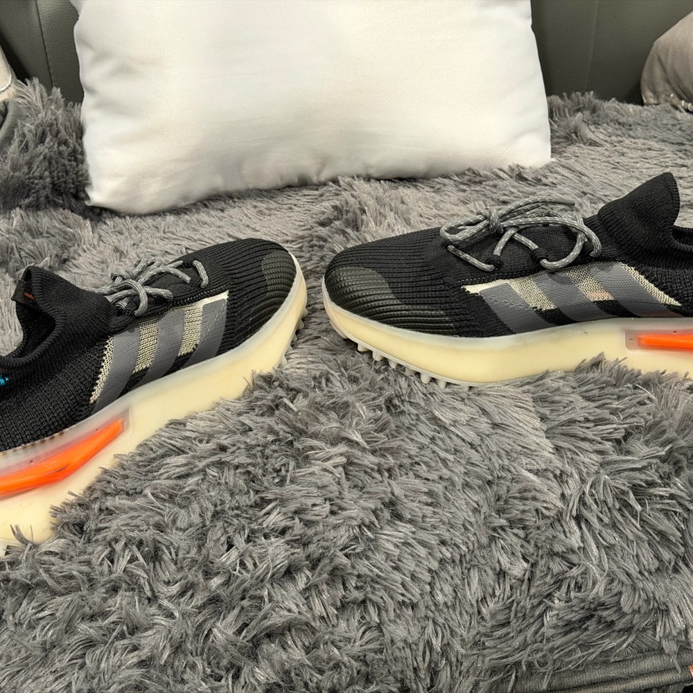 adidas Black and Gray Athletic Shoes
